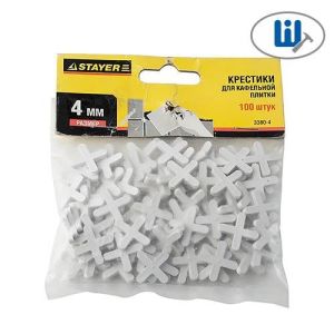 Крестики для кафеля 4мм Stayer (в уп. 100шт)