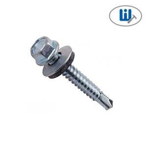 Саморез-сверло, шестигран. гол.оцинк 4.8х 28мм