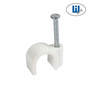 Скобы для крепления кабеля №6 круг. с гв. (50шт.)