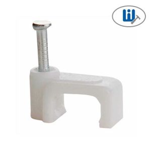 Скобы для крепления кабеля №8 прямоуг. с гв. (50шт.)