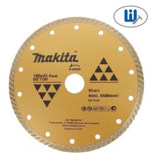 Круг алмазный Makita турбо 180х25,4(22)