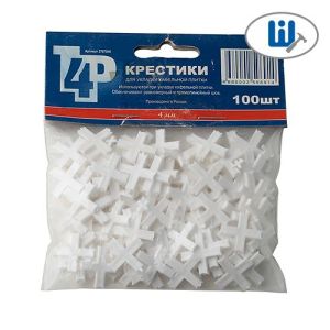 Крестики для плитки 4мм (100шт)