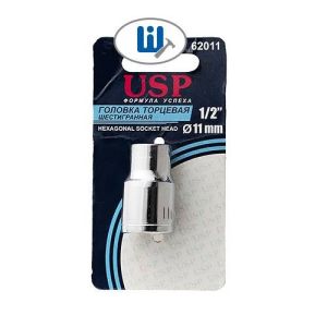 Головка 6 гранная 1/2" 11мм USP