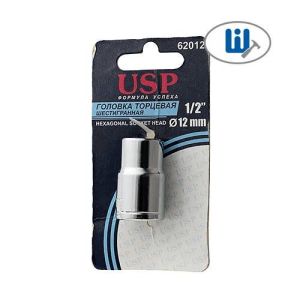 Головка 6 гранная 1/2" 12мм USP