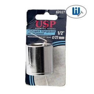 Головка 6 гранная 1/2" 27мм USP