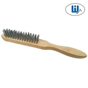 Щетка зачистная 5-ти рядная проволока 0,33мм,270мм с дер.рук.