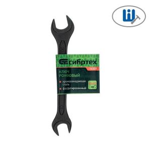 Ключ рожковый CrV фосфатированный 10х12мм СИБРТЕХ