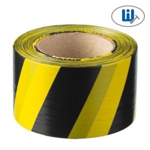 Лента сигнальная  75мм х 200м желто-черная Зубр МАСТЕР