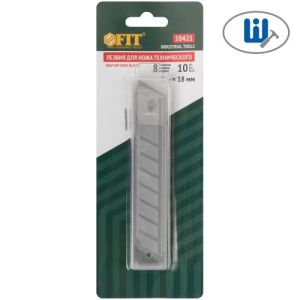 Лезвия 18 мм,8 сегм.,сталь SK5(10шт) Fit