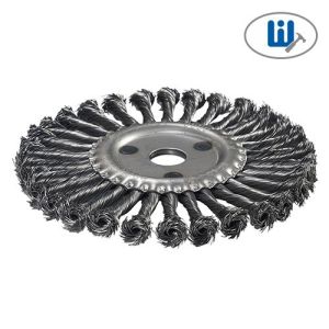 Щетка для УШМ 178х22.2 мм мет. провол.витая диск Энкор