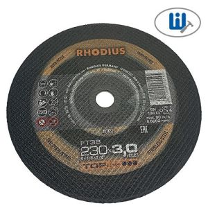 Круг отрезной 230х3,0х22,23 RHODIUS FT38 (артикул 201122)