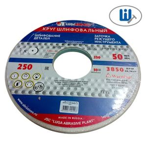 Круг шлифовальный тип 1 250х10х76 25А 40 K/L 6V