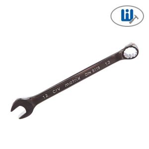 Ключ комбинированный, 12 мм, CrV, полированный хром Matrix 15156