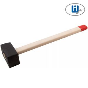 Кувалда кованая, деревянная рукоятка, 6000г