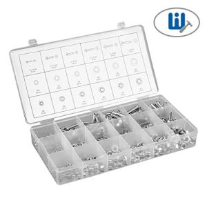 Набор винтов, гаек, шайб, 420 предм.// Сибртех арт.: 47617