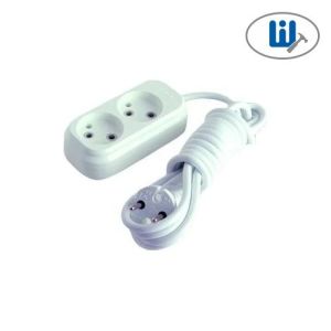 Удлинитель 2х5м без заземл. 10А IP20 Makel MGP104
