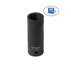 Головка  торцевая ударная удлиненная 1/2", 21мм Jonnesway