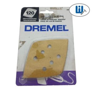 Листов наждачных компл. зер.120, 5шт., 6061 Dremel