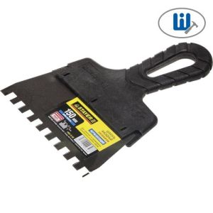 Stayer Шпатель зубч.нерж.плас.руч. L150мм, зуб8х8