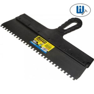 Stayer Шпатель зубч.нерж.плас.руч. L350мм, зуб6х6