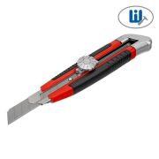Нож 18мм, с выдв. лезв. с мет.направл.с винтом Matrix 78914