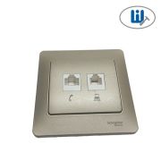 Розетка двойная телефон+компьютер GSL000.85 Schneider
