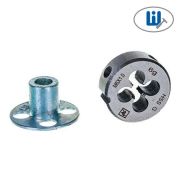 Плашка с направляющей в наборе М6х1.0, HSS, Ф25х9 мм Thorvik D-DRIVE MDG61