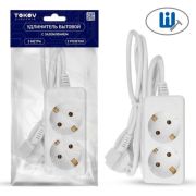 Удлинитель 2х3м с заземл. 10А 3х0,75 TOKOV ELECTRIC TKE-C01-BU2-3-075-Z