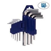 Набор ключей шестигранных 9 шт S1,5; 2; 2,5; 3; 4; 5; 6; 8; 10. ДИОЛД