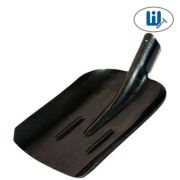 Лопата совковая с ребрами жесткости рельсовая сталь с черенком высший сорт (1458376,1341032)