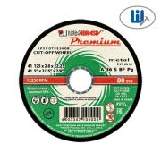 Круг отрезной тип 41 125х2,0х22 A 36 S BF 80 (14А БУ) prem мет.+нерж. Луга