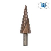 Сверло ступенчатое по металлу 4-20 мм (9 ступ), Hilberg (P6M5) ,   HSS-COBALT, ST0402