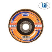 Круг лепестковый торцевой КЛТ1 125х22 ZK60 (38А 25/Р60 циркон.) Lкруг лепестковый TSUNAMI