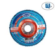 Круг лепестковый торцевой  КЛТ1 125х22 А24 (14А 80/Р24) PROF Lкруг лепестковый TSUNAMI