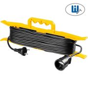 Силовой удлинитель-шнур на рамке STAYER MF-207, ПВС, 2 x 0.75 мм2, 20 м, 2200 Вт, (55018-20)