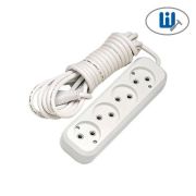 Удлинитель 4х5м без заземл. 10А IP20 Makel MGP144