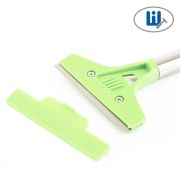 Скребок, фиксированное лезвие 100мм, металлич. обрезиненная ручка, 250мм// Сибртех