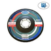 Круг лепестковый торцевой  КЛТ2 125х22 А80 (14А 20/Р80) конический TSUNAMI