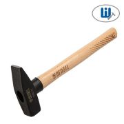 Молоток слесарный, 1000 г, кованый квадратный боек, буковая рукоятка// Denzel 10437