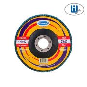 Круг лепестковый торцевой КЛТ1 125х22 ZK40 (38А 40/Р40 циркон.) TSUNAMI