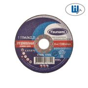 Круг шлифовальный тип 1 115х6х22 A 24 R BF L мет. TSUNAMI