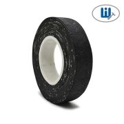 Лента изоляционная, прорезиненная, х/б, черная, 18ммх10м, 100гр, 350мкм. арт: 49-5-102