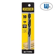 Сверло М-образное по дереву  10х120/75мм. Stayer
